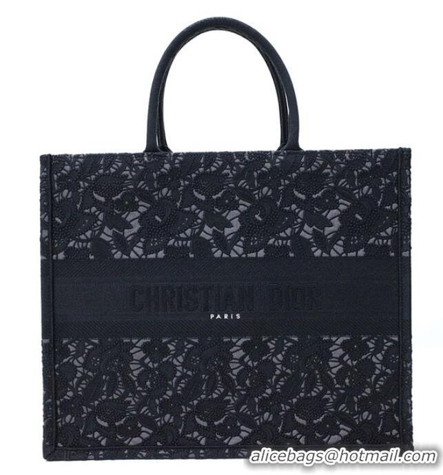 Traditional Specials DIOR BOOK TOTE Embroidery C1286-34 black