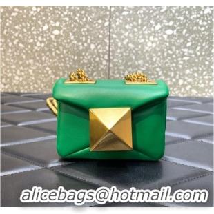 Promotional VALENTINO GARAVANI mini One Stud Sheepskin Shoulder Bag XW0P0X98H green