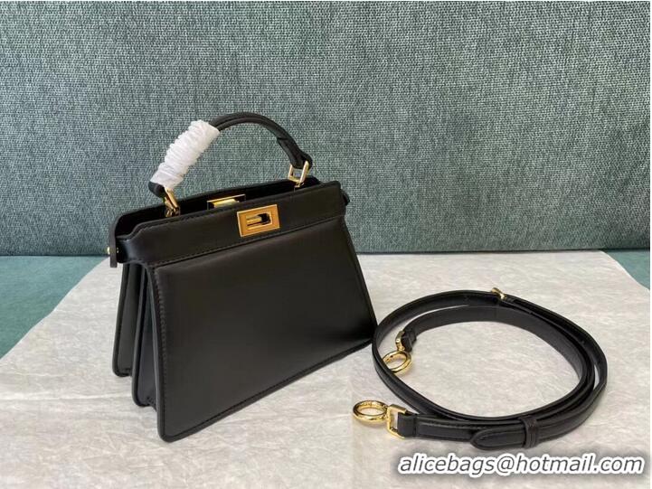 Good Product Fendi Peekaboo ISeeU mini leather bag 8BR3118 black