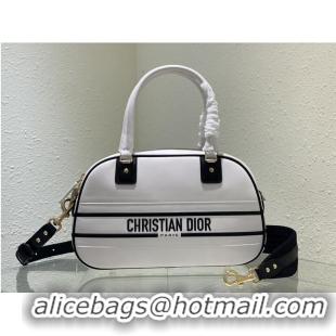 Buy Cheapest DIOR large leather tote Bag C9178 white