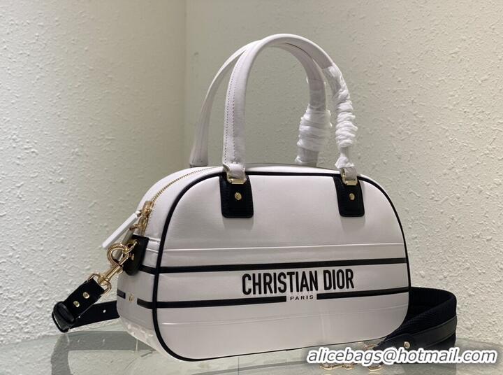 Buy Cheapest DIOR large leather tote Bag C9178 white