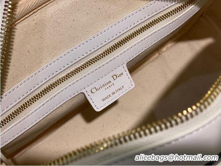 Buy Cheapest DIOR large leather tote Bag C9178 white