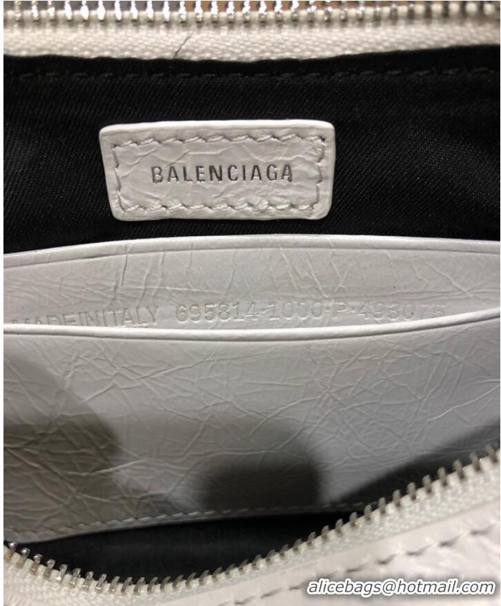 Super Quality Balenciaga LE CAGOLE MINI PURSE WITH CHAIN 6958141 white