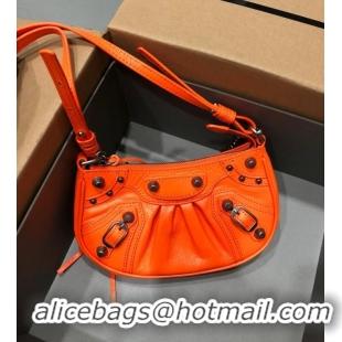 Good Product Balenciaga LE CAGOLE MINI PURSE WITH CHAIN 6958141 orange