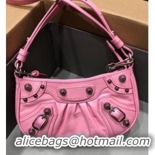 Super Quality Balenciaga LE CAGOLE MINI PURSE WITH CHAIN 6958141 pink