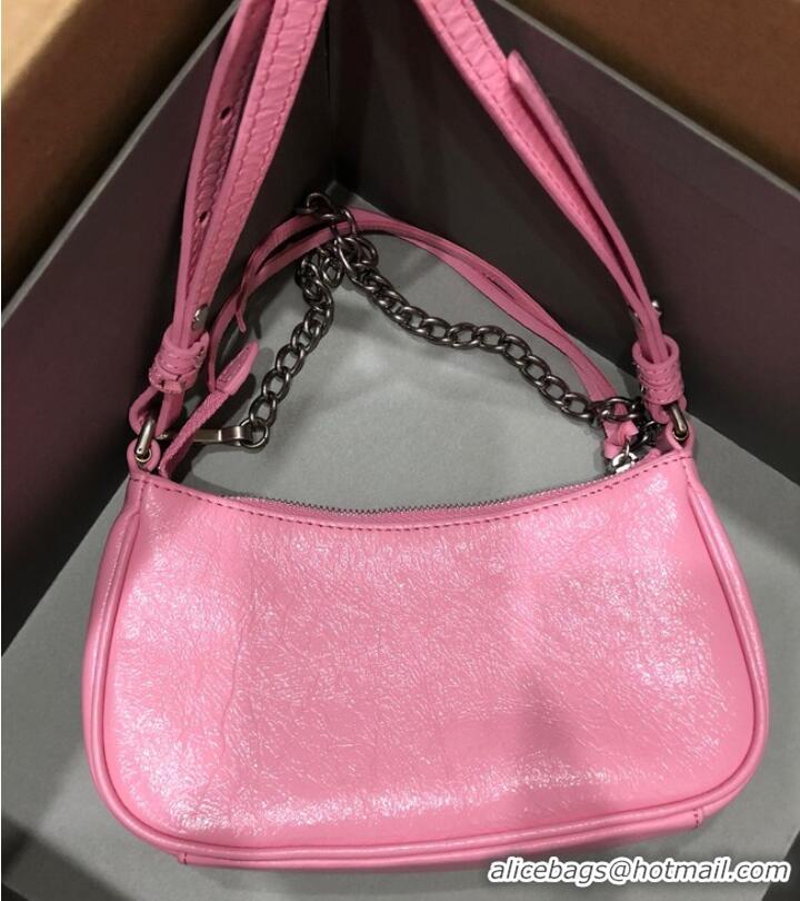 Super Quality Balenciaga LE CAGOLE MINI PURSE WITH CHAIN 6958141 pink