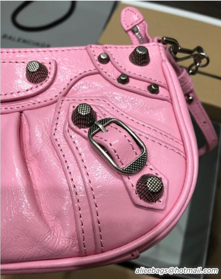 Super Quality Balenciaga LE CAGOLE MINI PURSE WITH CHAIN 6958141 pink