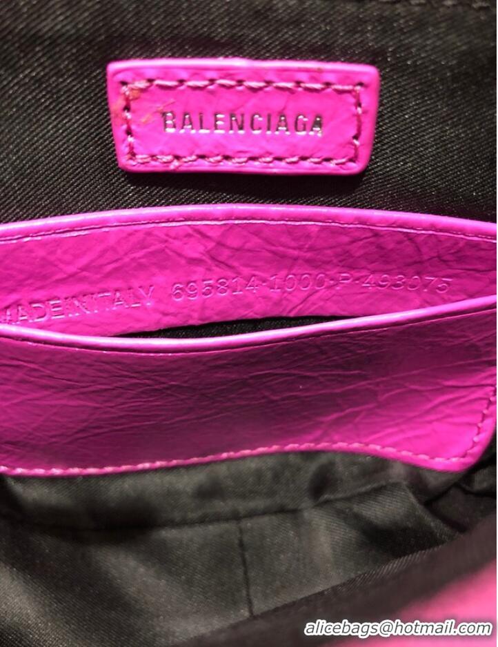 Good Taste Balenciaga LE CAGOLE MINI PURSE WITH CHAIN 6958141 bright pink