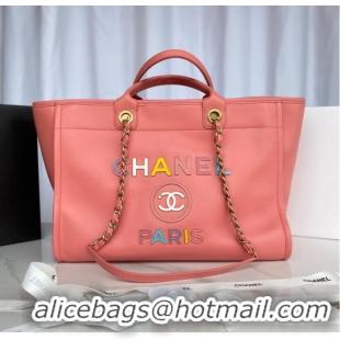 Classic Chanel Original Leather Shopping Bag 66941 pink