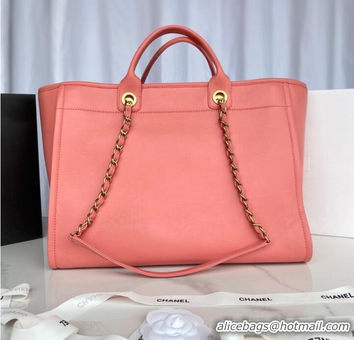 Classic Chanel Original Leather Shopping Bag 66941 pink