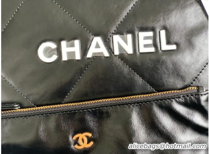 Most Popular Chanel Calf leather shopping bag AS3261 black&white