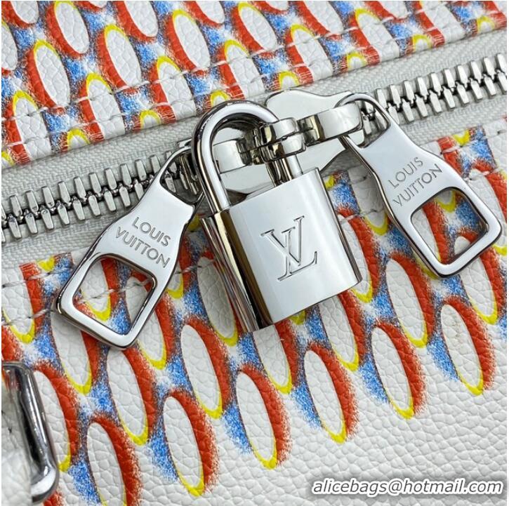 Shop Top Grade Louis Vuitton KEEPALL 50B M20563 White