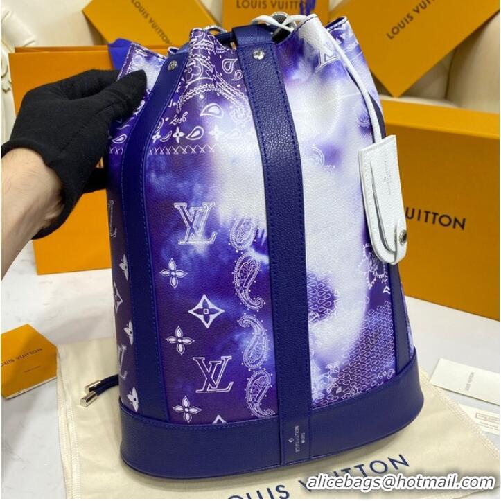 Top Quality Louis Vuitton RANDONEE MESSENGER M45968 blue