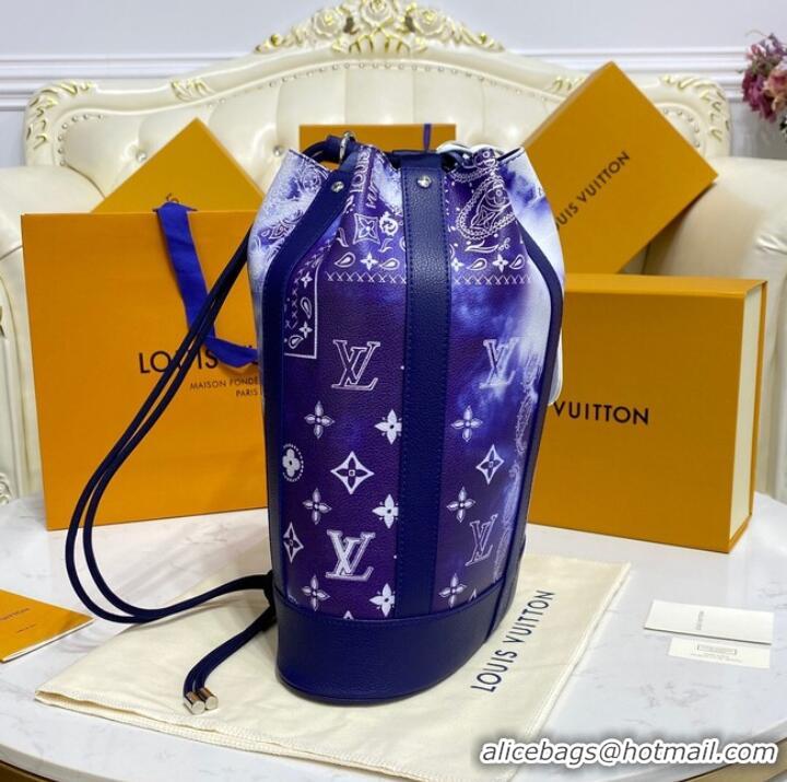 Top Quality Louis Vuitton RANDONEE MESSENGER M45968 blue