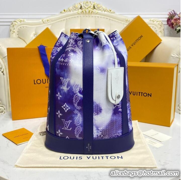 Top Quality Louis Vuitton RANDONEE MESSENGER M45968 blue