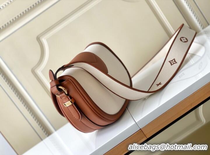 Super Quality Louis Vuitton Taurillonleather and canvas trim M59446 brown