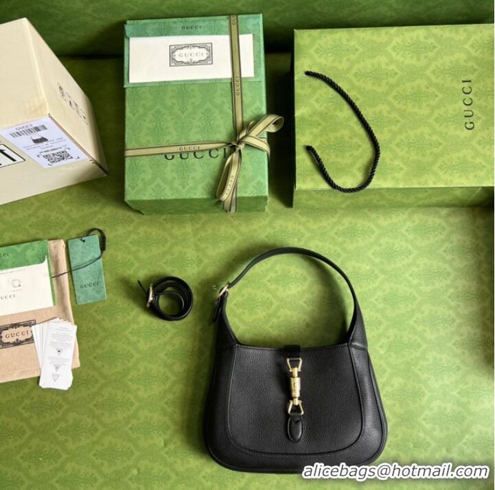 Well Crafted Gucci Jackie 1961 Leather mini bag 675799 black