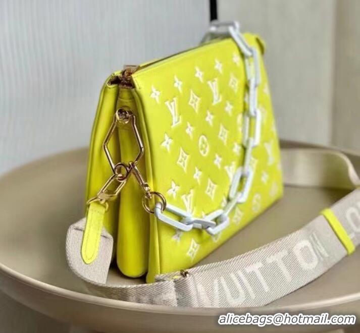 Promotional Louis Vuitton Monogram Empreinte COUSSIN PM M58699 yellow