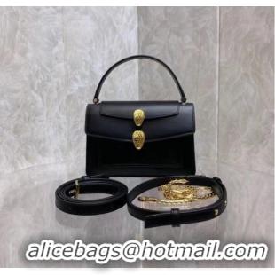 Promotional Bvlgari Serpenti Forever leather small crossbody bag B210755 Black