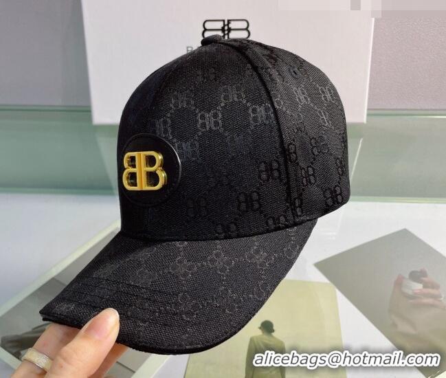 Classic Balenciaga Baseball Hat 0310146 Black 2022