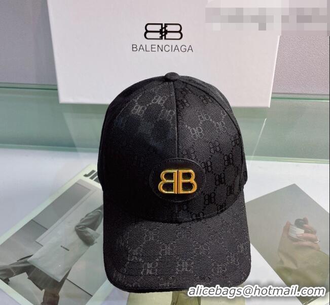 Classic Balenciaga Baseball Hat 0310146 Black 2022