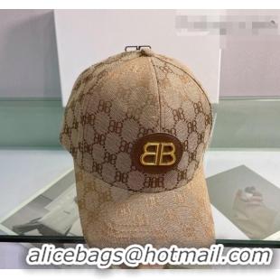 Particularly Recommended Balenciaga Baseball Hat 0310147 Brown 2022