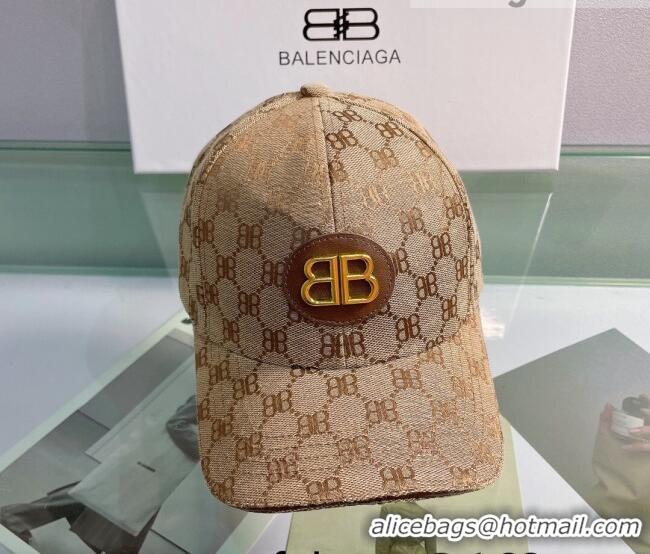 Particularly Recommended Balenciaga Baseball Hat 0310147 Brown 2022