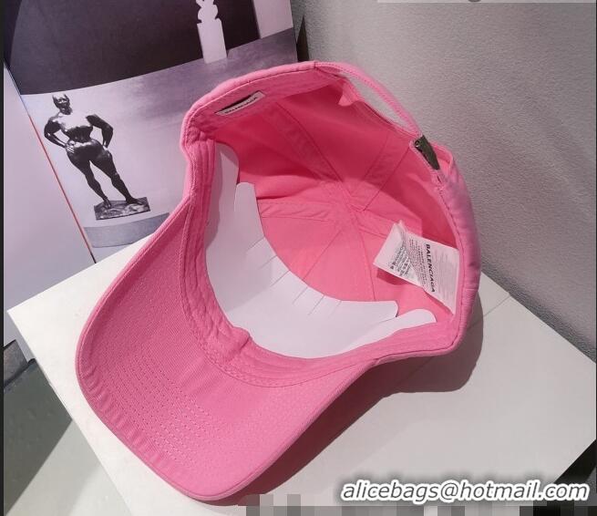 Traditional Specials Balenciaga Love Canvas Hat 0401117 Pink 2022