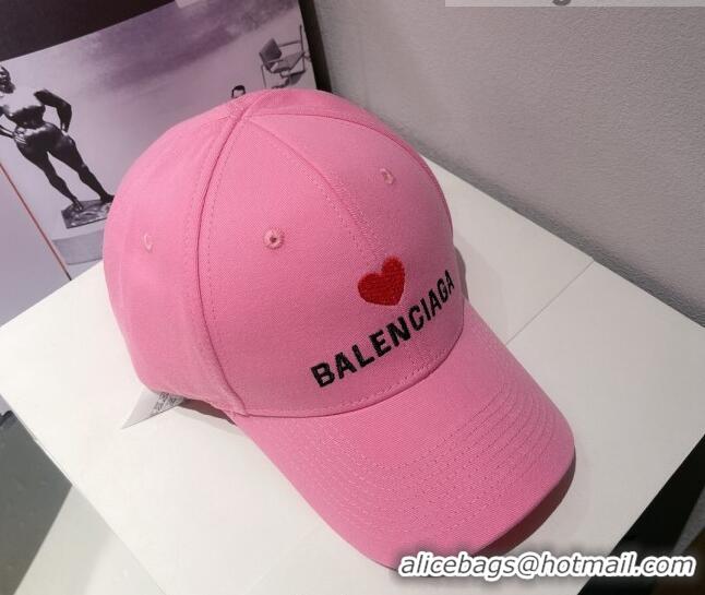 Traditional Specials Balenciaga Love Canvas Hat 0401117 Pink 2022