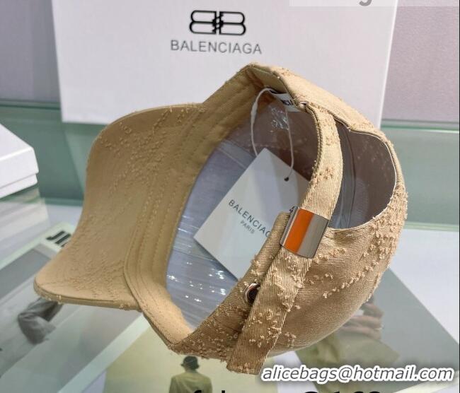 Sumptuous Balenciaga Canvas Baseball Hat 0401150 Beige 2022