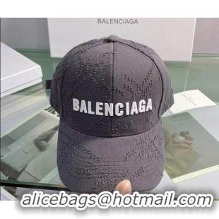 Buy Fashionable Balenciaga Canvas Baseball Hat 0401151 Grey 2022