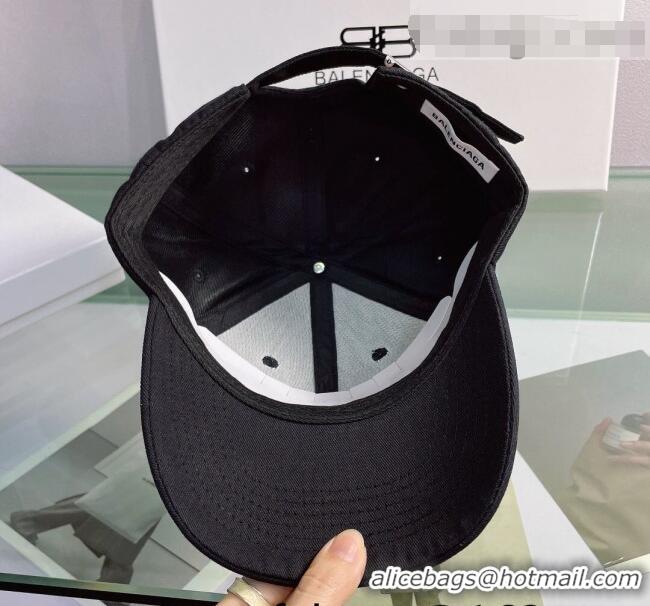 Trendy Design Balenciaga Canvas Baseball Hat 0401162 Black 2022