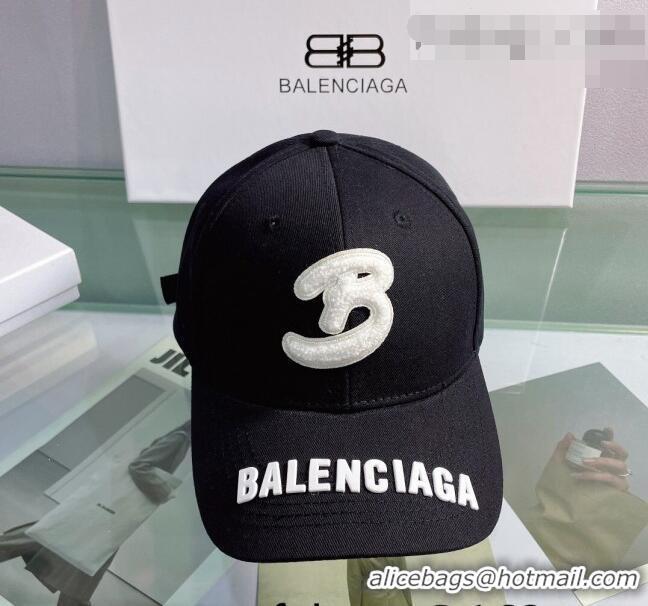 Trendy Design Balenciaga Canvas Baseball Hat 0401162 Black 2022