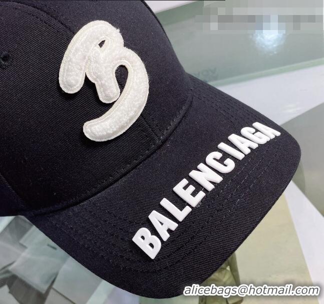 Trendy Design Balenciaga Canvas Baseball Hat 0401162 Black 2022