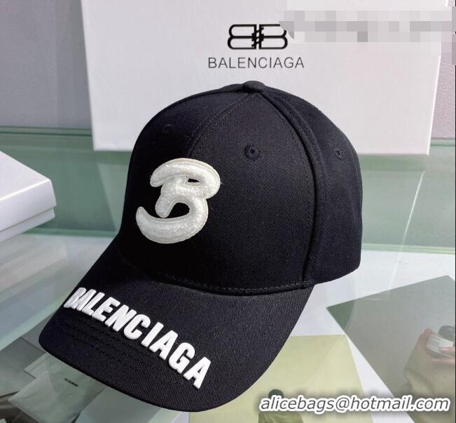 Trendy Design Balenciaga Canvas Baseball Hat 0401162 Black 2022