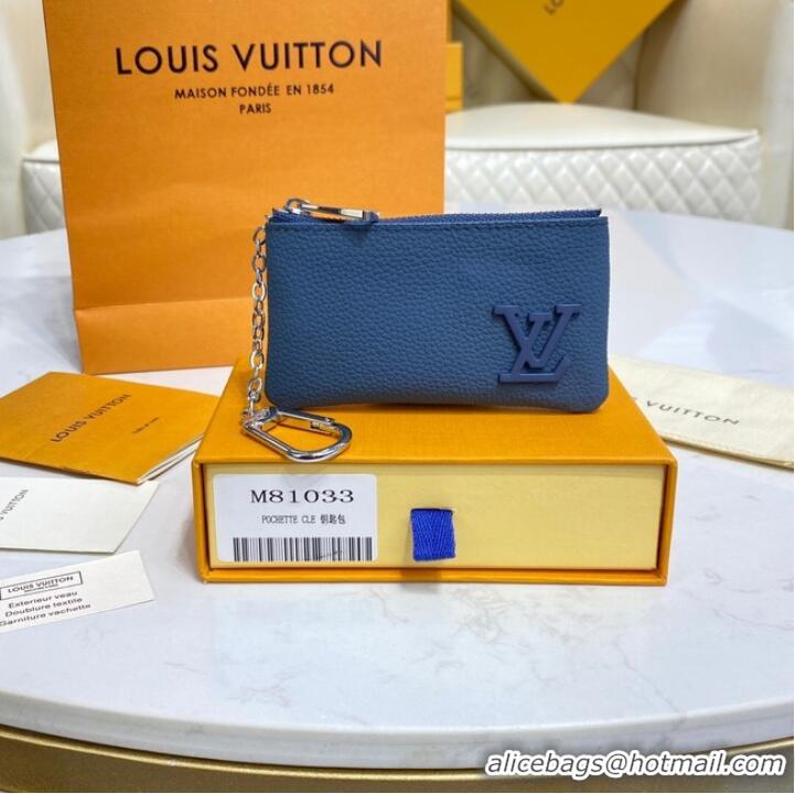 Top Quality Louis Vuitton KEY POUCH M81031 blue