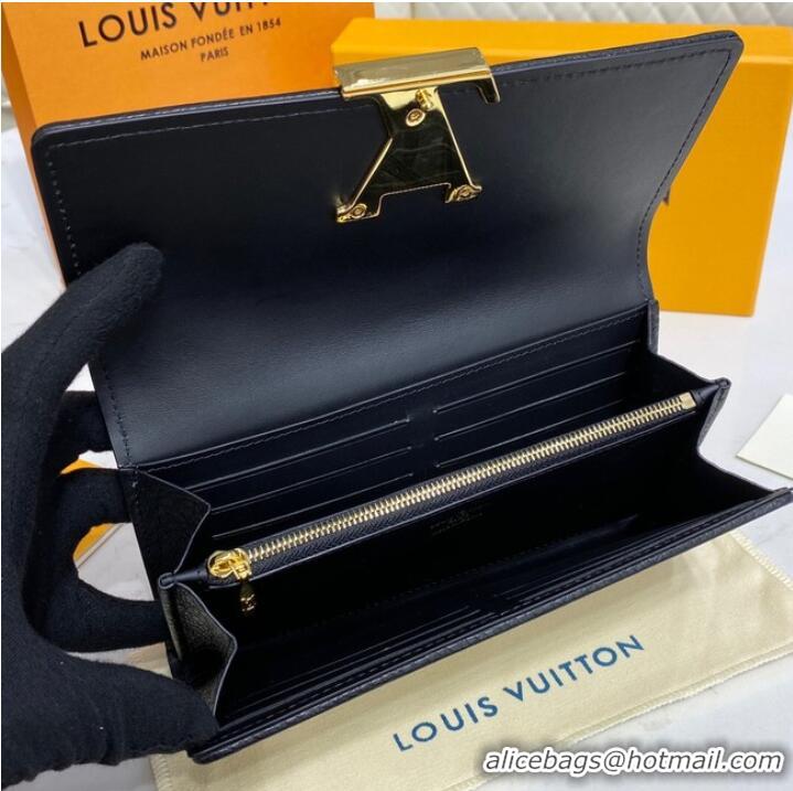 Best Quality Louis Vuitton CAPUCINES WALLET M81305 Black