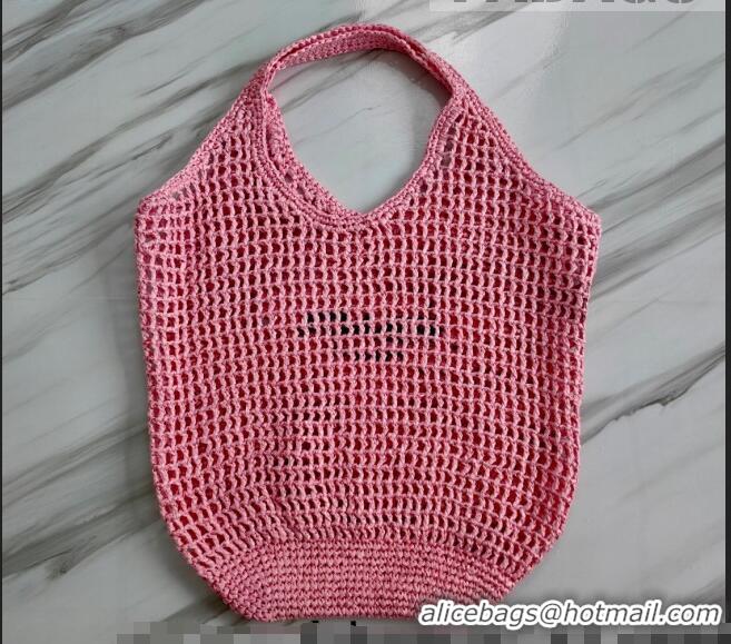 Shop Popular Prada Raffia Tote bag 1BG424 Pink 2022