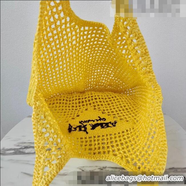 Promotional Prada Raffia Tote bag 1BG424 Yellow 2022