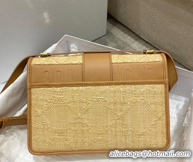 Famous Brand Dior 30 Montaigne Bag in Natural Beige Cannage Raffia CD1343 2022