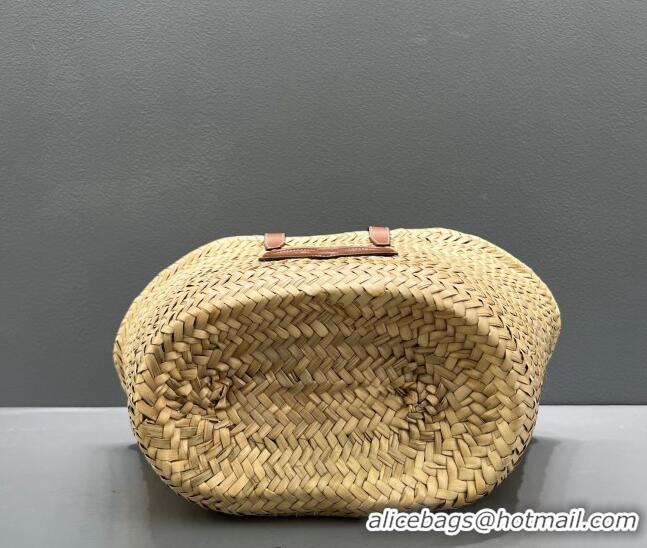 Good Product Celine Love Raffia Basket Bag CE1620 Beige/Brown Heart 2022