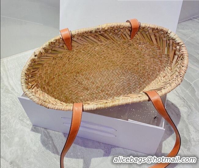 Top Quality Celine Raffia Basket Shopping Bag CE3118 Beige/Tan Brown 2022