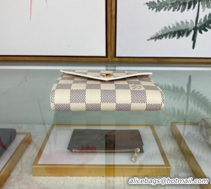 Affordable Price Louis Vuitton Monogram Denim Victorine ZOE WALLET N64022 Pink & Gold-Tone