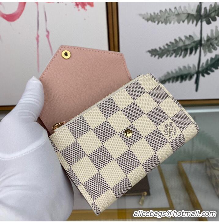 Affordable Price Louis Vuitton Monogram Denim Victorine ZOE WALLET N64022 Pink & Gold-Tone