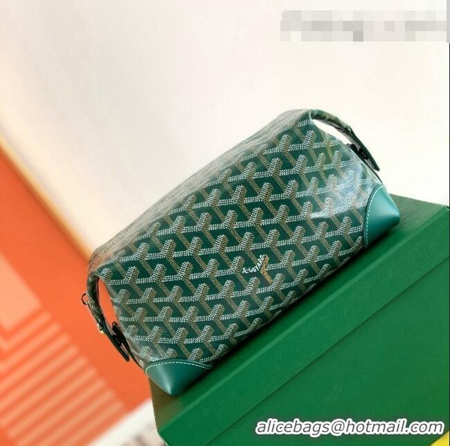 New Grade Goyard Boeing 25 Travel Toilet Bag G8741 Green