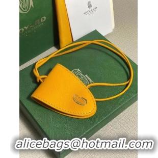 Modern Classic Goyard Croc Universel Magnetic Bag/Fastening Bag Charm GY1407 Yellow