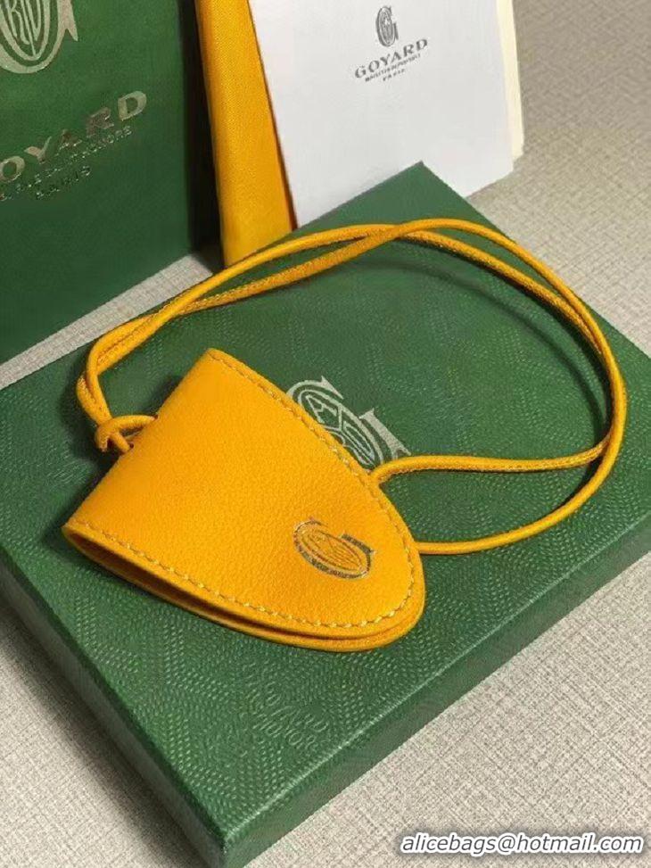 Modern Classic Goyard Croc Universel Magnetic Bag/Fastening Bag Charm GY1407 Yellow