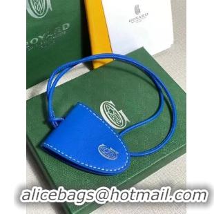 New Cheap Goyard Croc Universel Magnetic Bag/Fastening Bag Charm GY1407 Light Blue