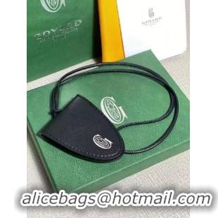 Luxury Cheap Goyard Croc Universel Magnetic Bag/Fastening Bag Charm GY1407 Black