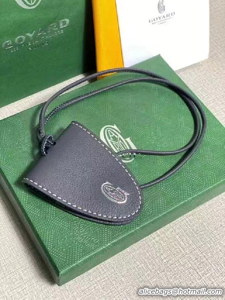 Super Quality Goyard Croc Universel Magnetic Bag/Fastening Bag Charm GY1407 Dark Grey